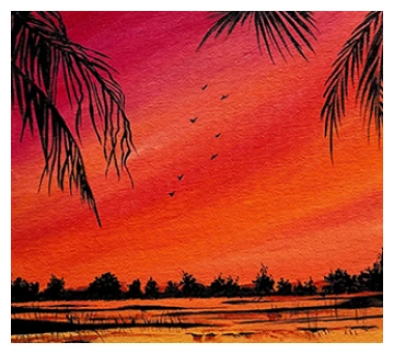 Serene Scenery with Acrylic Paints